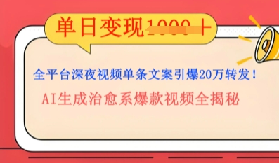 全平台深夜文案新风口：DeepSeek生成百万播放量金句，治愈系内容涨粉速度快4倍-亮剑学堂